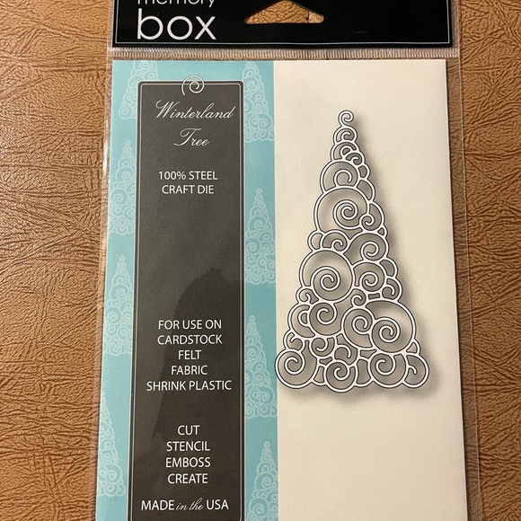 Lot of 3 Steel Craft Die Winterland Tree, Bell, Blooming Poinsettia - Picture 5 of 7